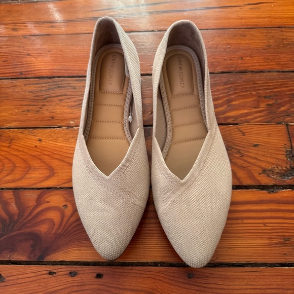 Cynthia Rowley Shimmer Calla Pointed Toe Textile Ballet Flats Size 10 NWT - Picture 7 of 8